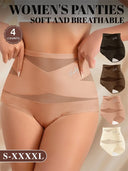 Feel Light, Sexy & Confident – High Waist Mesh Thong Collection (4-Pack)