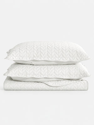 Lightweight Quilted Coverlet Bedspread Set
