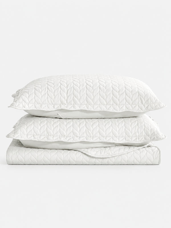 Lightweight Quilted Coverlet Bedspread Set