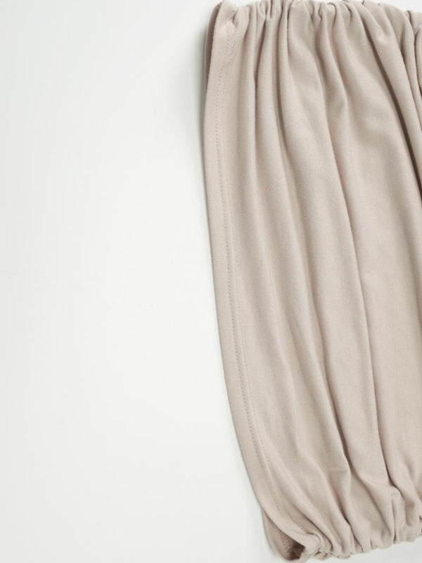Women's Solid Off The Shoulder Sheer Ruched Dress