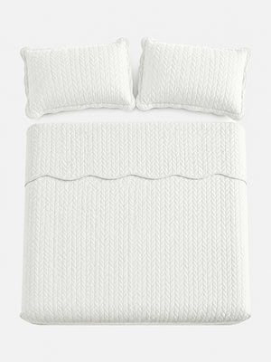 Lightweight Quilted Coverlet Bedspread Set