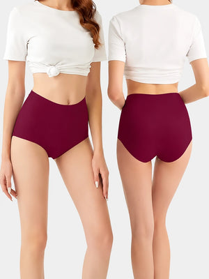 Women’s High Waist Seamless Briefs Panties – No Show Ultra Soft Breathable Underwear for Everyday Comfort & Body Fit