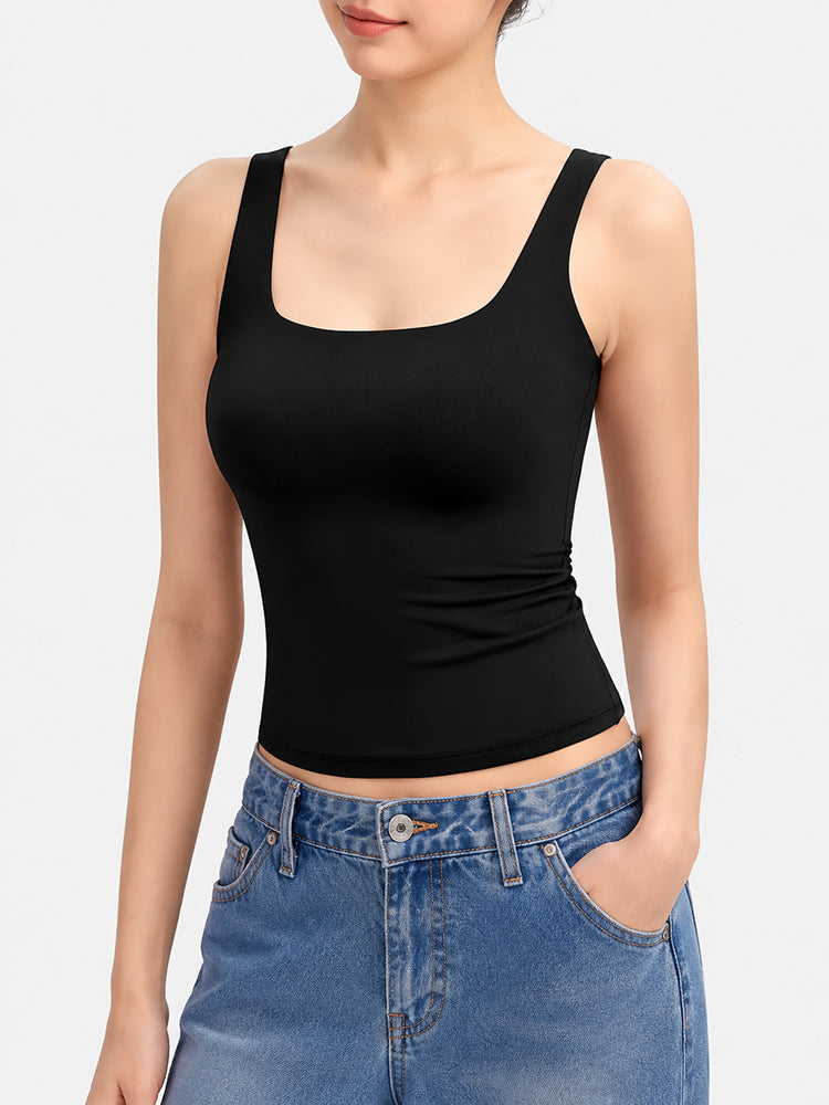 Women's Buttery Soft Square Neck Tank Top