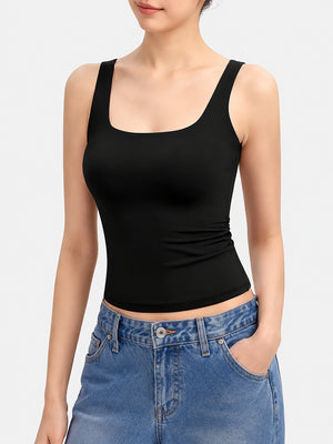 Women's Buttery Soft Square Neck Tank Top