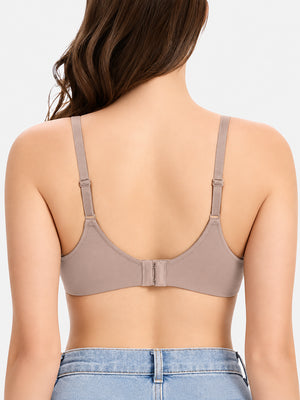 Women's Lightly Lined Wireless Plunge T-Shirt Bras (Buy 1 Get 3)