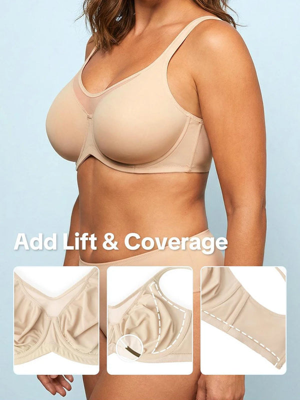 Cool Comfort Full-Coverage Minimizer Bra