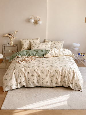 3-Piece Soft Cotton Duvet Cover Set