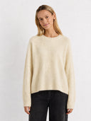 Soft-Brushed Wool Crewneck Sweater