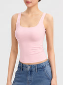 Women's Buttery Soft Square Neck Tank Top