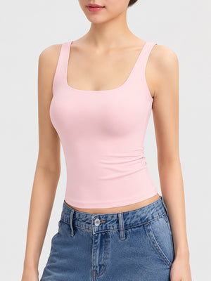 Women's Buttery Soft Square Neck Tank Top