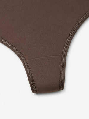 4-Pack Women's Seamless High Waist Tummy Control Thongs