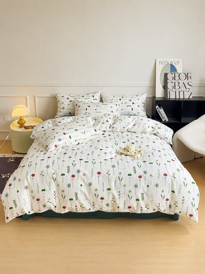 3-Piece Soft Cotton Duvet Cover Set