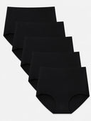 Women’s High Waist Seamless Briefs Panties – No Show Ultra Soft Breathable Underwear for Everyday Comfort & Body Fit