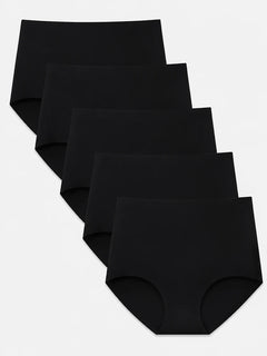 Women’s High Waist Seamless Briefs Panties – No Show Ultra Soft Breathable Underwear for Everyday Comfort & Body Fit