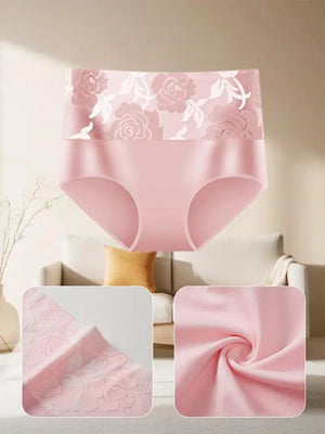 6-Pack High Waisted Cotton Briefs for Women