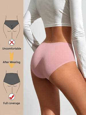 High-Waisted Tummy Control Cotton Panties