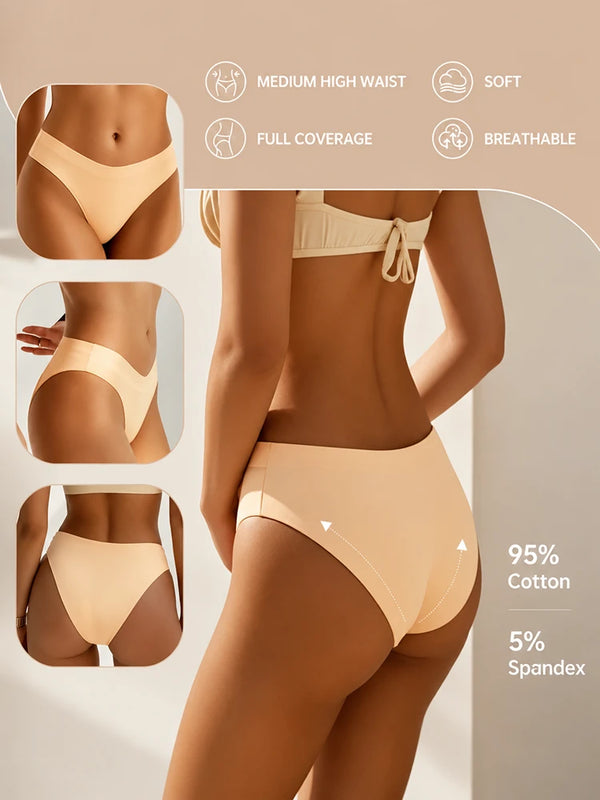 Seamless Bikini Briefs for Women