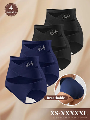 Feel Light, Sexy & Confident – High Waist Mesh Thong Collection (4-Pack)