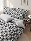 3-Piece Elegant Botanical Print Bedding Set