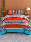 Boho Tribal Print Bedding Set – Vibrant Geometric Patterns & Colorful Bedroom Decor