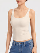 Women's Buttery Soft Square Neck Tank Top