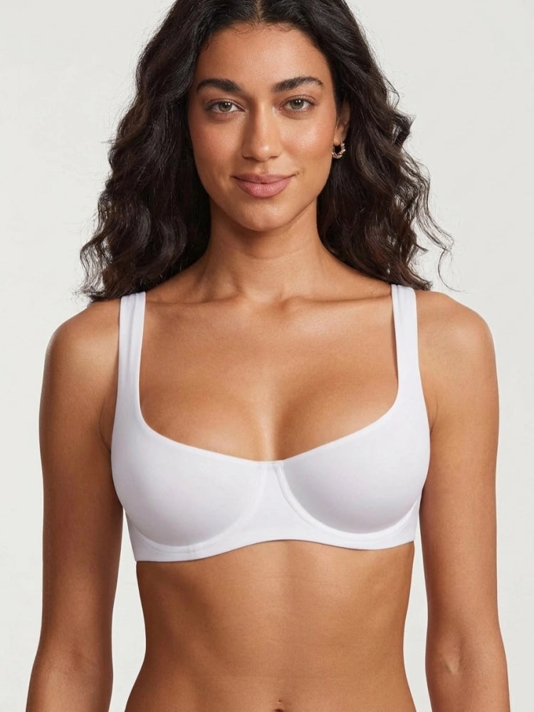 Unlined Balconette Underwire Bra