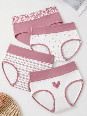 High-Waisted Tummy Control Cotton Panties