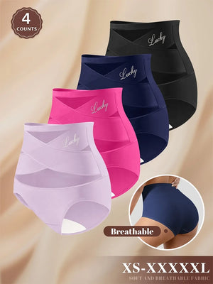 Feel Light, Sexy & Confident – High Waist Mesh Thong Collection (4-Pack)