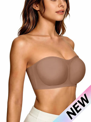 Strapless Jelly Push-Up Bra for Women