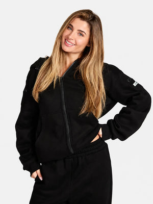 Essential Oversized Zip Hoodie