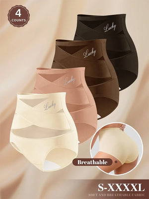 Feel Light, Sexy & Confident – High Waist Mesh Thong Collection (4-Pack)