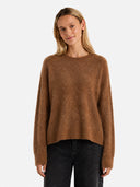 Soft-Brushed Wool Crewneck Sweater