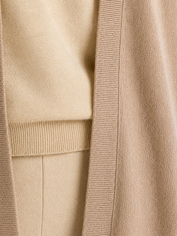 Women’s Luxe Cashmere Cardigan – Soft & Cozy Oversized Knit Sweater