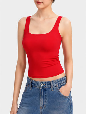 Women's Buttery Soft Square Neck Tank Top