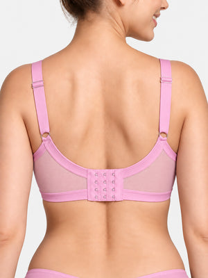 Floral Lace Side-Smoothing Support Bra