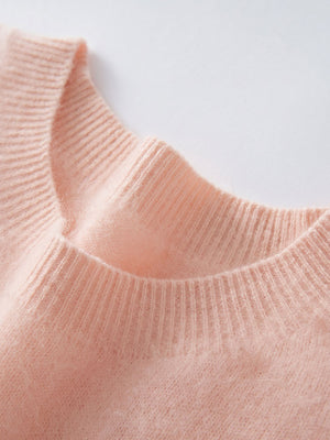 Soft-Brushed Wool Crewneck Sweater