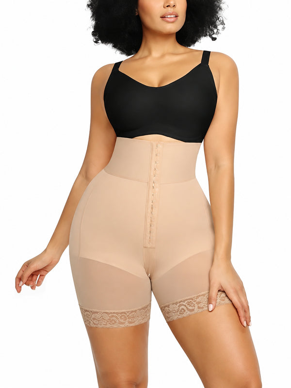 Seamless High-Waisted Sculpting Shorts with Butt-Lifting Support
