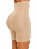 Seamless High-Waisted Sculpting Shorts with Butt-Lifting Support