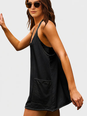2-in-1 Everyday Active Mini Dress with Built-In Shorts & Pockets
