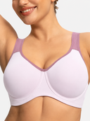 Plus Size Sports Bra for Women – Full Coverage, Soft Support, Wide Strap Workout Bra