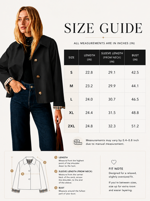 The Classic Cropped Trench Jacket