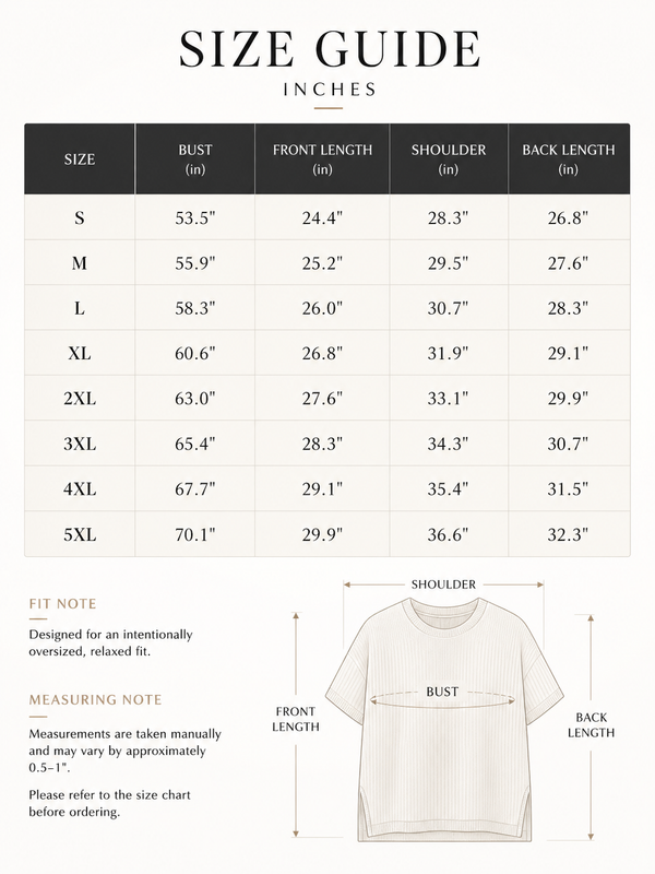 Oversized Side-Slit Short Sleeve Knit Sweater