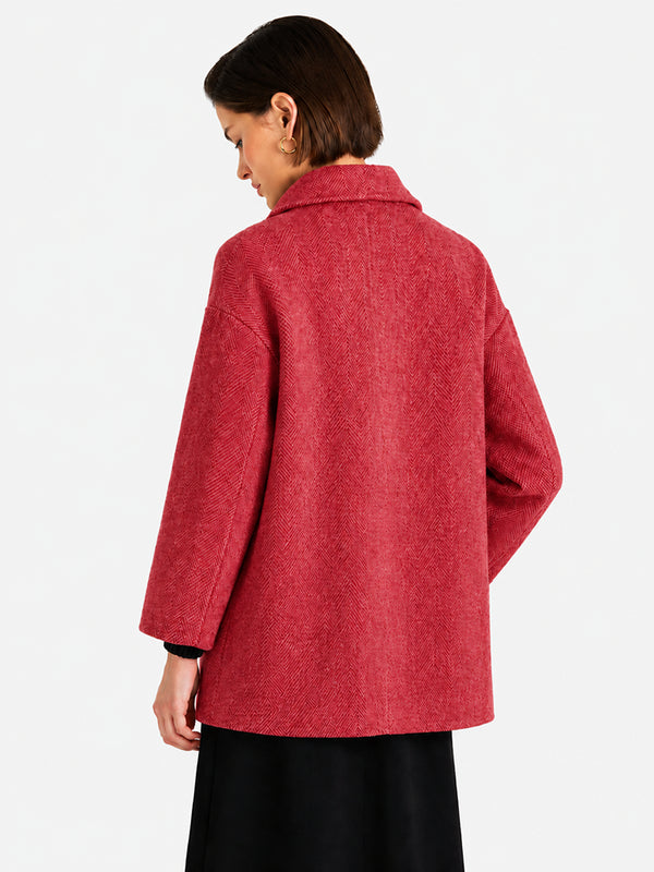Double-Faced 100% Wool Coat