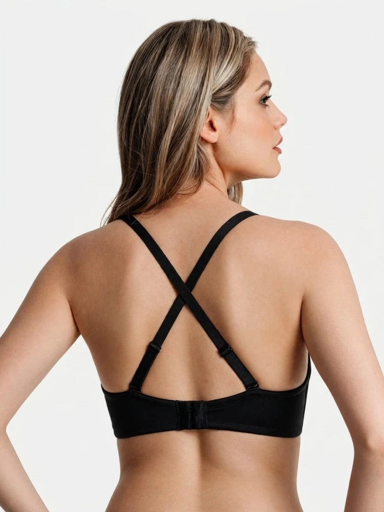 Deep V Seamless Push-Up T-Shirt Bra