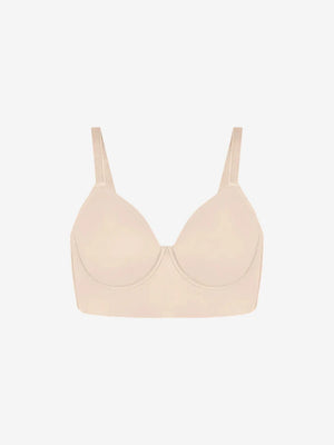 Seamless Supportive Plus Size Full Coverage Lycra Longline Bra