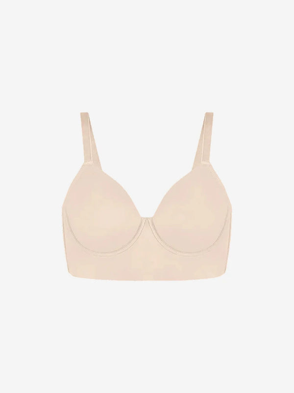 Seamless Supportive Plus Size Full Coverage Lycra Longline Bra