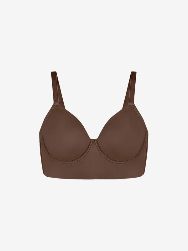 Seamless Supportive Plus Size Full Coverage Lycra Longline Bra