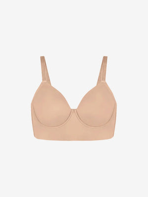 Seamless Supportive Plus Size Full Coverage Lycra Longline Bra