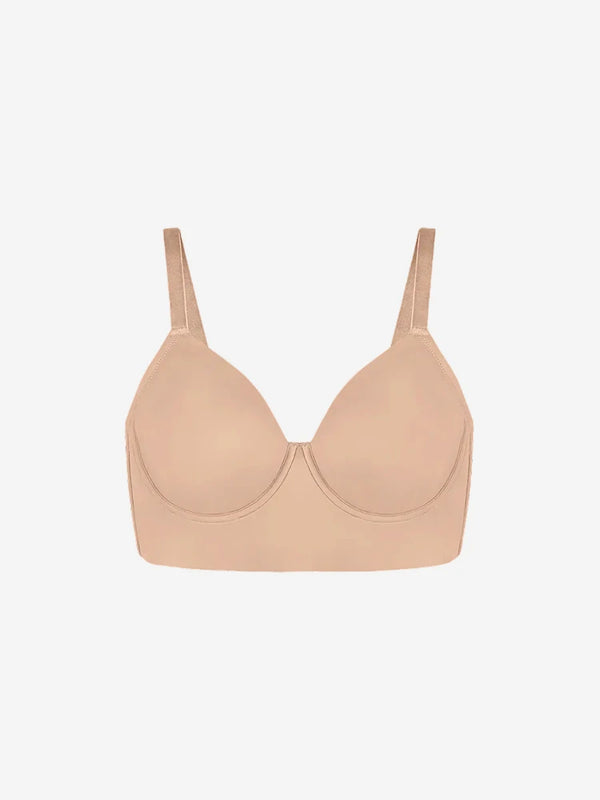Seamless Supportive Plus Size Full Coverage Lycra Longline Bra
