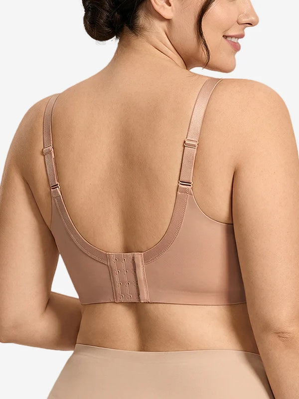 Seamless Supportive Plus Size Full Coverage Lycra Longline Bra